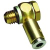 Swivel screw connection with cylindrical thread